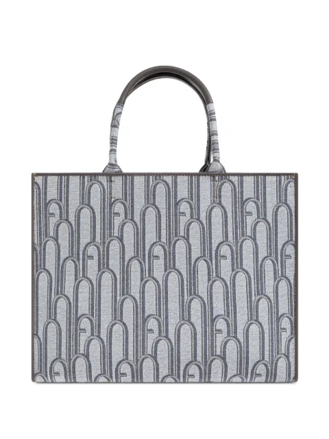 Furla large Opportunity patterned tote bag Grey WB00255BX4423