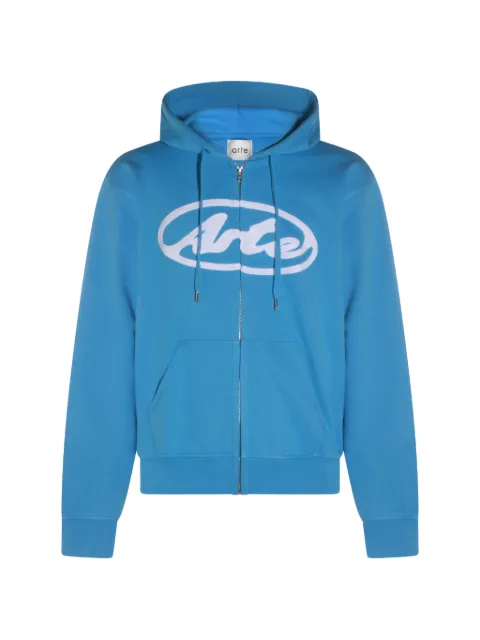 Arte Antwerp Circle Logo zip-up hoodie Blue SS26146HJ