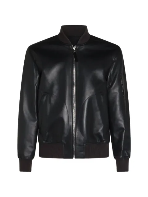 Mackage reversible leather bomber jacket Black EASTON