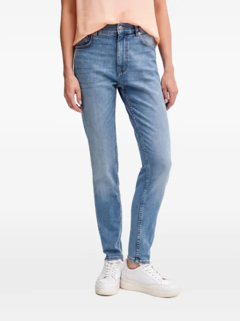 Sisley logo-patch jeans Blue 47KZLE044