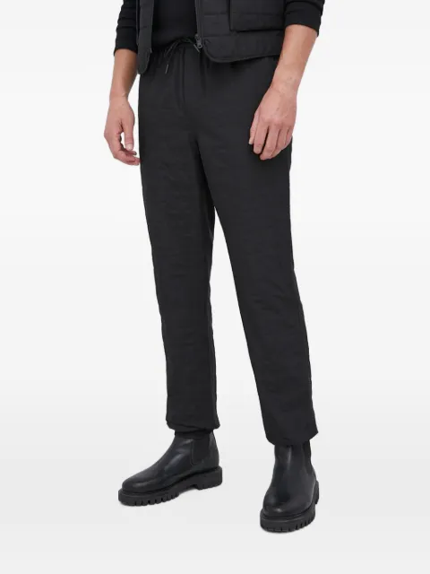 Sisley quilted cropped trousers Black 4T1955HQ9