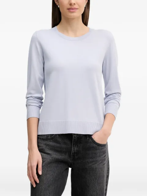 Sisley long-sleeve crew-neck sweater Blue 17Q3M100F