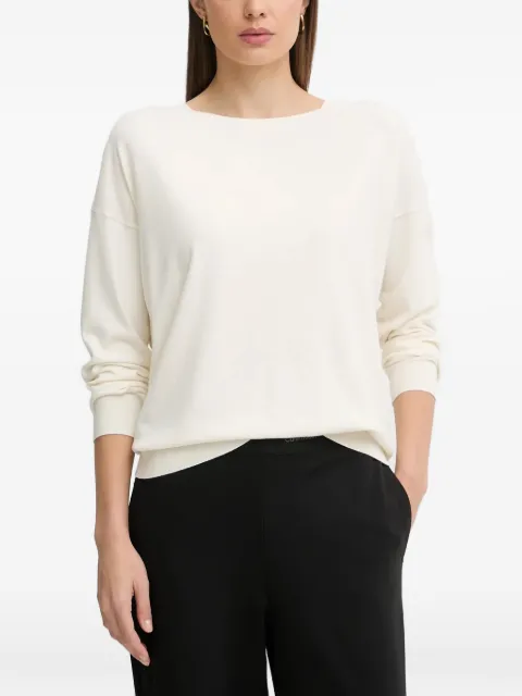 Sisley crew-neck sweater White 17Q3M103J