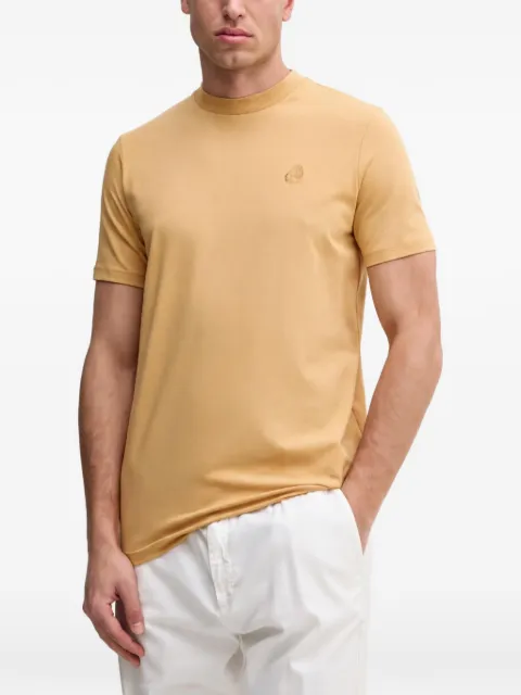 Karl Lagerfeld logo-embroidered crew-neck T-shirt Yellow 755750551221