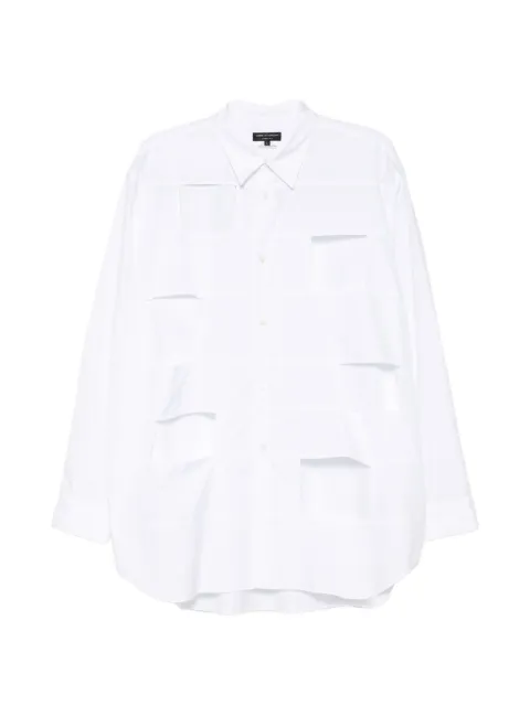 Comme des Garçons Homme Plus cut-out shirt White PQB014