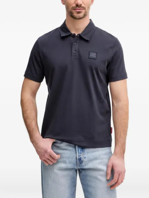 Joop! logo-appliqué polo shirt Blue 30101963