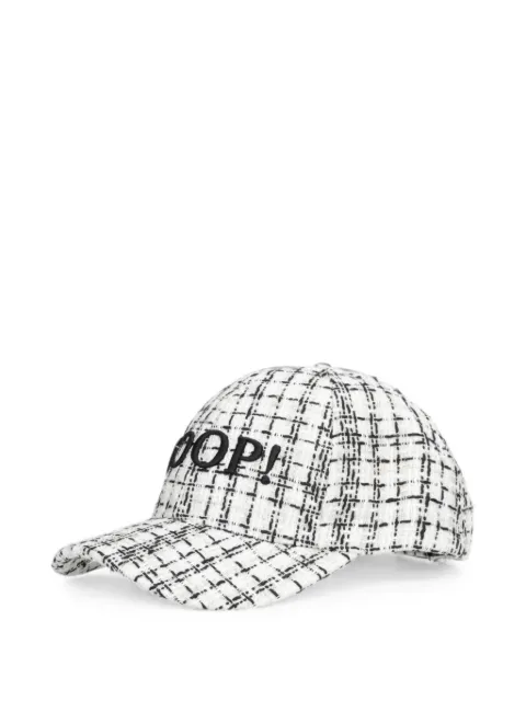 Joop! Aitana check print cap White 30100572