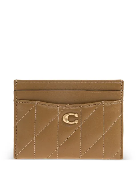 Coach Essential quilted cardholder Neutrals CM434