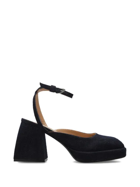 Nodaleto platform denim pumps Blue NO46015C23060