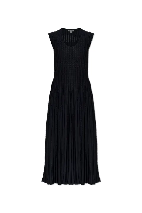 Alaïa textured midi dress Blue AA9R3055K195C