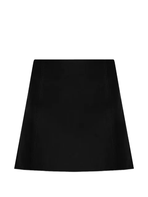 Alaïa zip mini skirt Black AA9J2526W129C