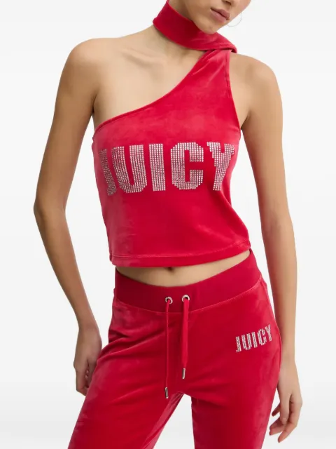 Juicy Couture one-shoulder embellished top Red JCBCT125863