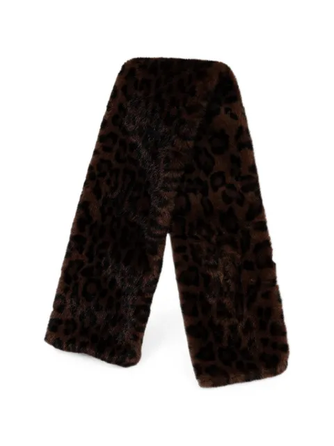 Joseph Ribkoff leopard-print faux-fur scarf Brown 253974X