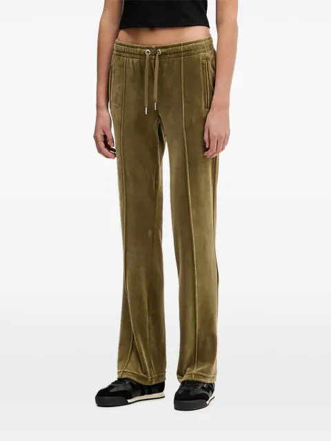 Juicy Couture embellished straight-leg trousers Green JCWBJ225307