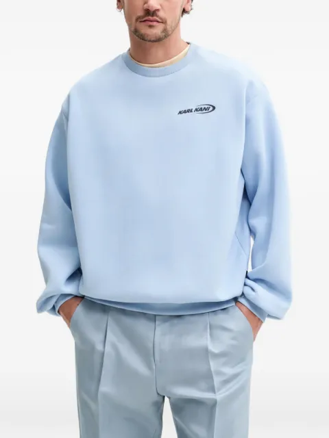 karl kani logo-detail crew-neck sweatshirt Blue 60200035