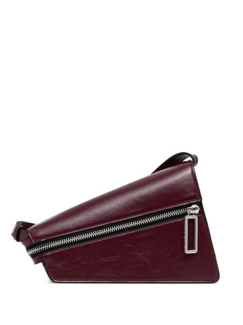 Sisley small zip-detail cross body bag Red 6UKDWY055