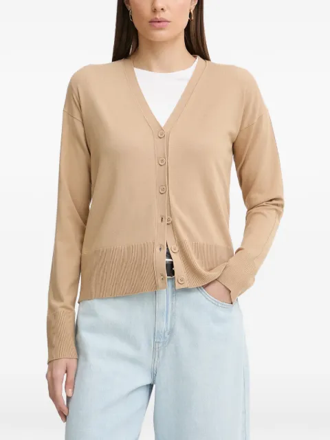 Sisley V-neck cardigan Brown 17Q3L603J