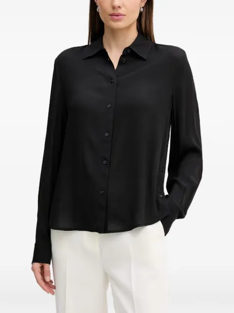 Sisley long-sleeves shirt Black 5IDTLQ08R
