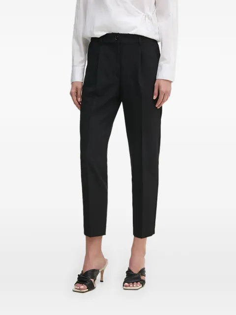 Sisley pleated trousers Black 4KVXL5CM7