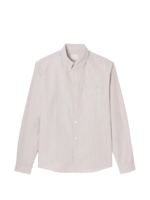 A.P.C. striped buttoned shirt Neutrals COHOCH12651