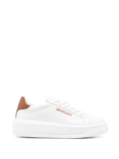Love Moschino contrast panel sneakers White JA15065G0OIAH