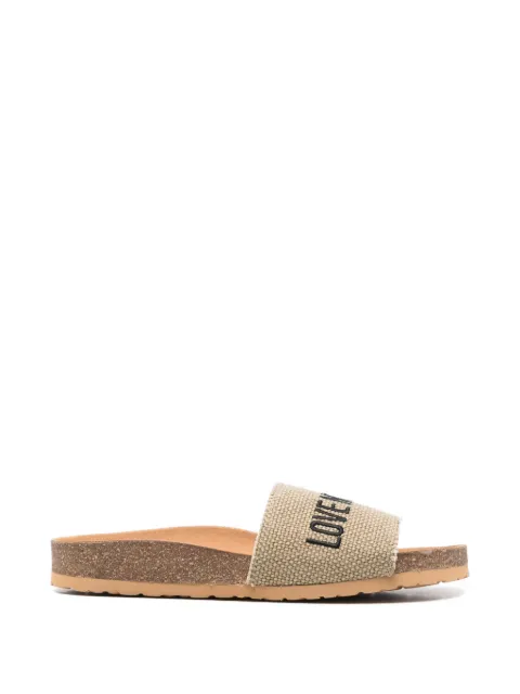 Love Moschino logo detail sandals Neutrals JA28383G0OJS0