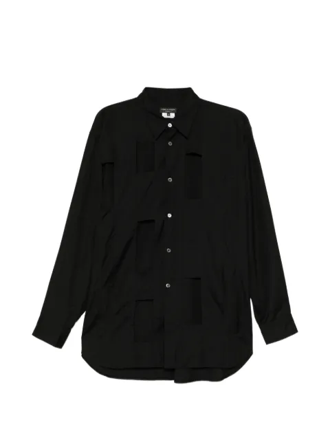 Comme Des Garçons cut-out long-sleeve shirt Black PQB015051S26