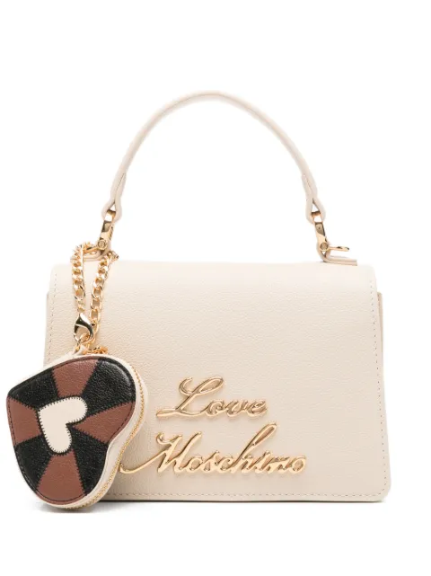 Love Moschino heart-charm tote bag Neutrals JC4273PP0OK10