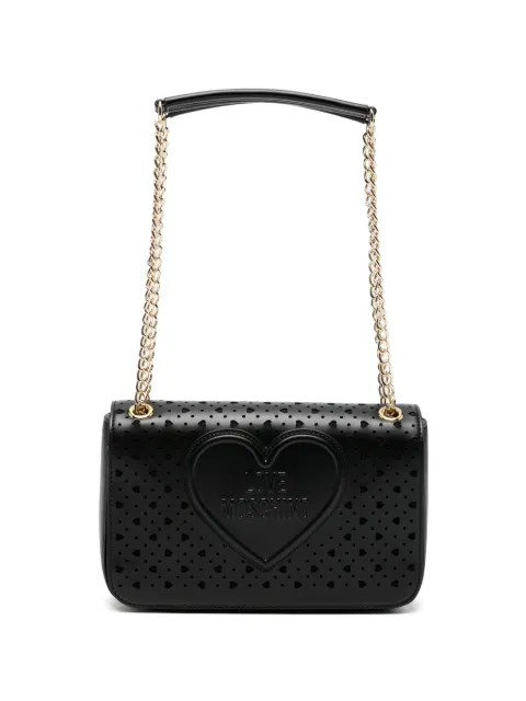 Love Moschino perforated cross body bag Black JC4291PP0OKK0