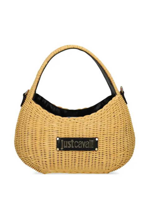 Just Cavalli woven tote bag Neutrals 80RA4BQ1ZG427