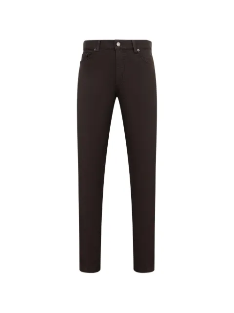 Zegna Slim-Fit Roccia jeans Brown UGPZWA2GAN