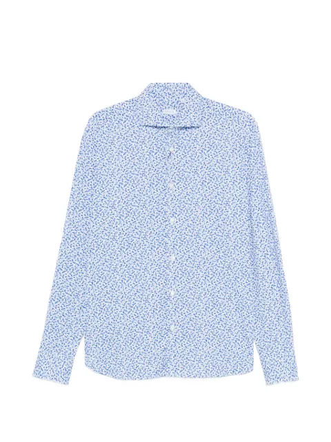 Orian patterned shirt Blue T10202AT14