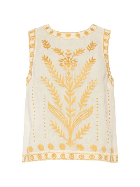 ERES Pulpeux embroidered top White 272636