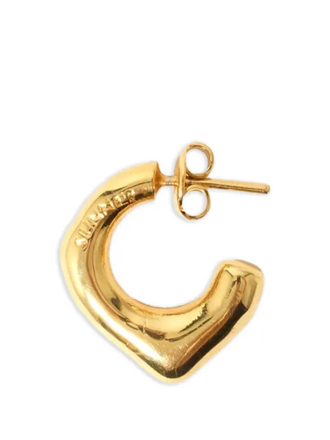 Sunnei polished-finish hoop earrings Gold CACCWJEW001