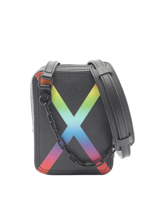 Louis Vuitton Pre-Owned 2017 Taiga Rainbow Danube crossbody bag Black BOYCIS76XFZF5HLM