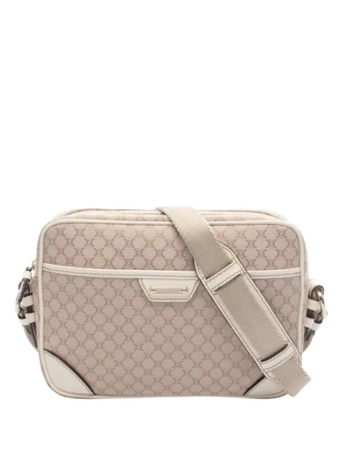 Celine Pre-Owned 20th Century Macadam Canvas Camera Bag crossbody bag Brown BRJY8OPI3U8Z6Q67