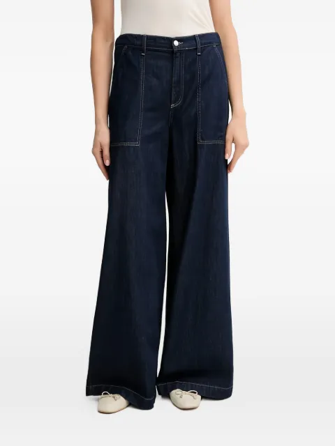 Benetton pocket wide-leg jeans Blue 40M0DE02H
