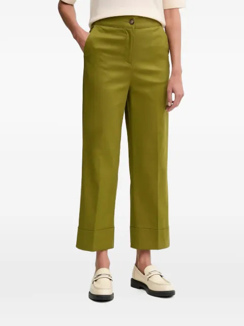 Benetton button-fastening trousers Green 4SJCDF07J