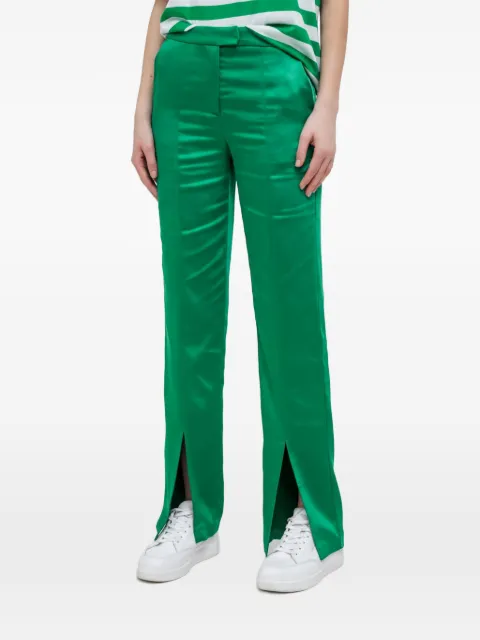 Benetton split trousers Green 40V4DF03T