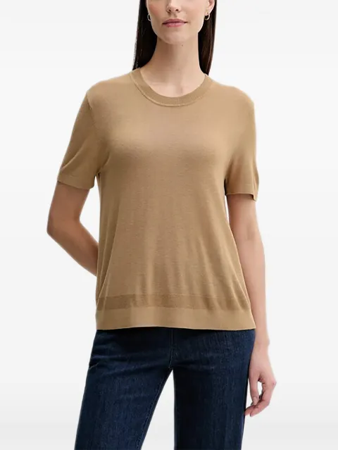 Benetton short-sleeve knitted T-shirt Neutrals 1ZRED10BK