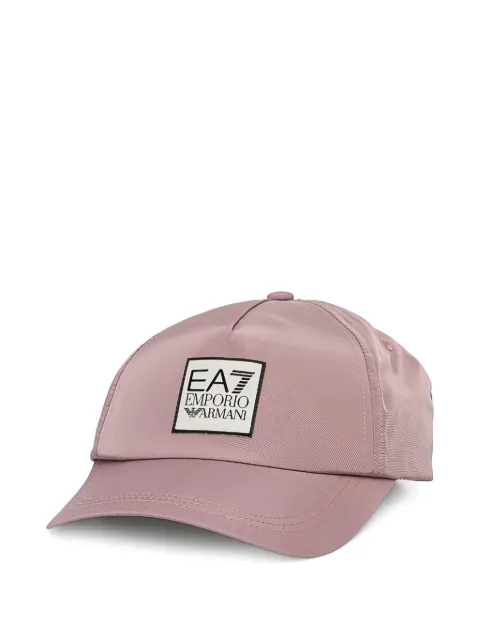 Ea7 Emporio Armani logo-patch hat Pink 4F100280044
