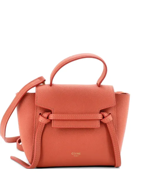 Celine Pre-Owned Belt Bag Textured Leather Pico shoulder bag Pink S0LAYBF82FXKUL3F