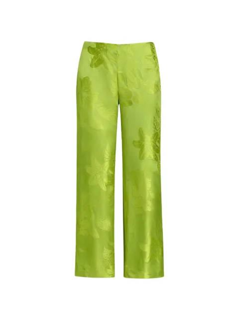 Retrofete Antoinette floral-pattern trousers Green RSS261248814