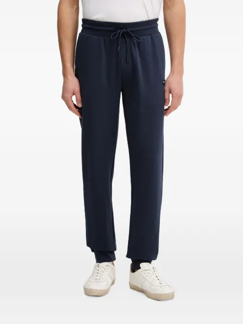 Hackett London logo-patch drawstring track pants Blue HM5800079