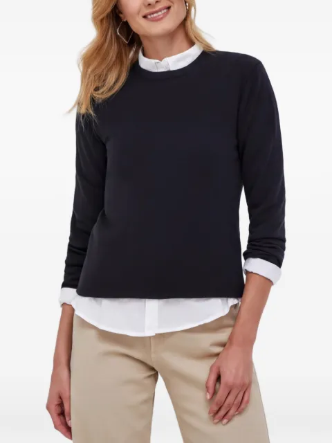Benetton crewneck wool sweater Black 1002D1K01