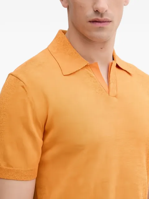 Benetton short sleeve polo shirt Orange 115RK301I
