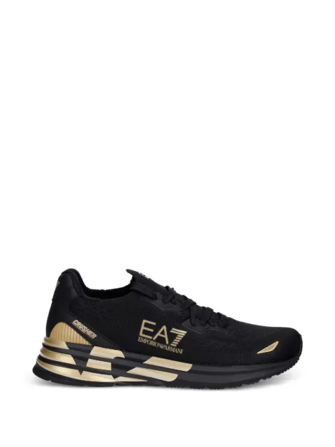 Ea7 Emporio Armani logo-print lace-up sneakers Black AF186397X000652