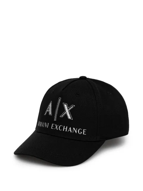 Armani Exchange logo-detail basbeall cap Black XW000873AF13334