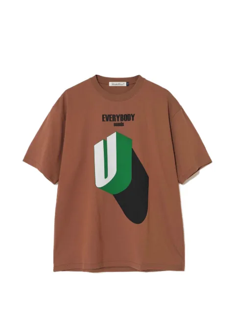 Undercover printed T-shirt Brown UC1F3808