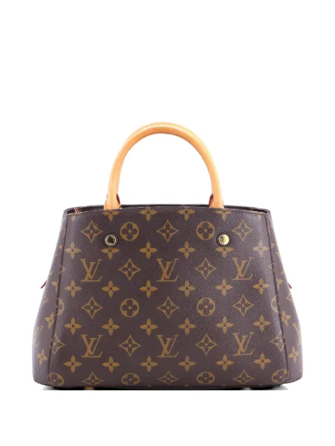 Louis Vuitton Pre-Owned Montaigne Handbag Monogram Canvas BB satchel Brown O7XZ5EVHOUM8VGA2